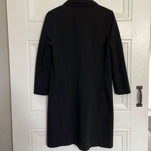 Theory Black Button Front Dress - Picture 4 of 5